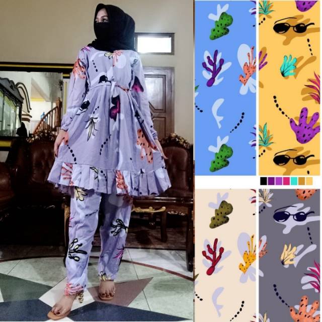 Setelan rayon viscose