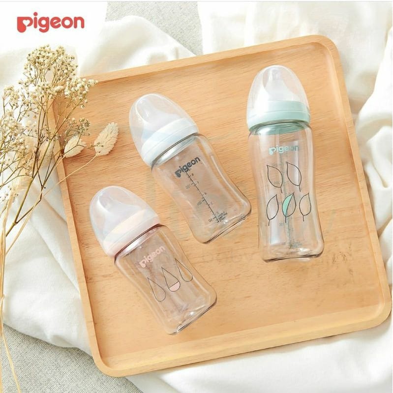 PIGEON BOTOL T-ESTER WIDENECK 200ML W/P-PLUS NIPPLE