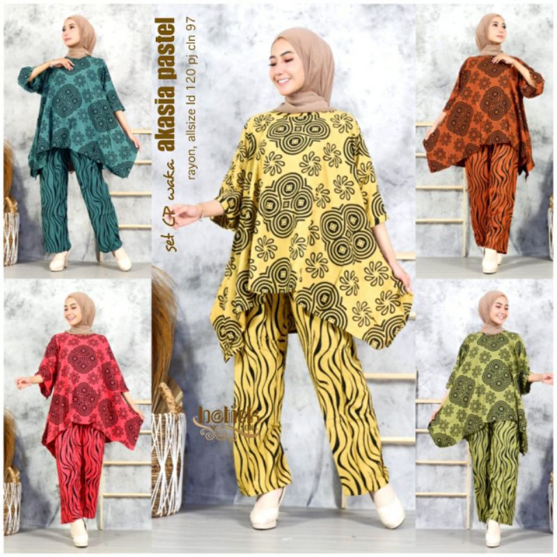 Set CP Waka akasia pastel