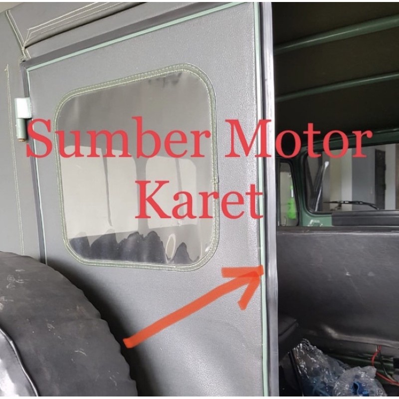 Karet Pintu Belakang Hardtop Kanvas