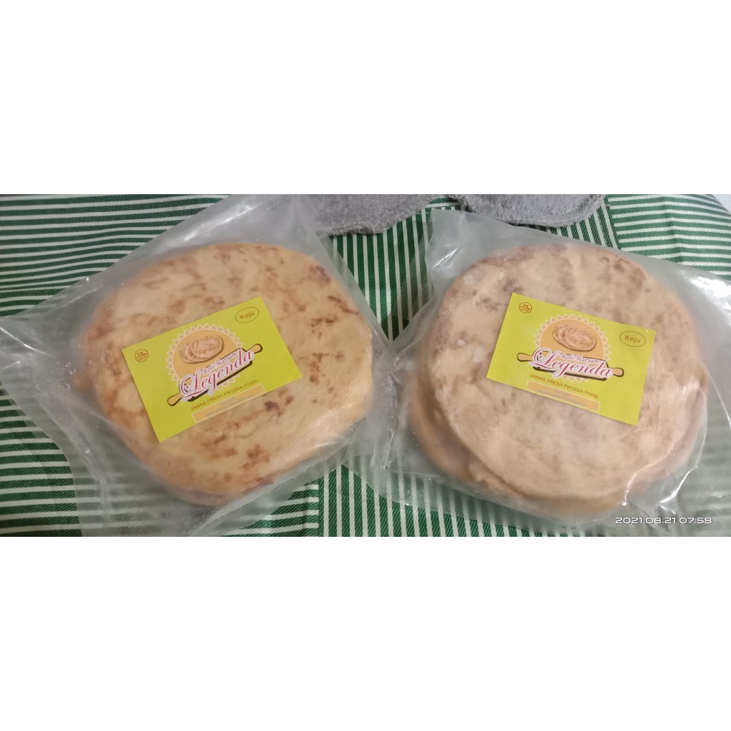 

Roti Maryam Keju / Roti Cane/ Roti Canai Keju Legenda isi 5 pcs