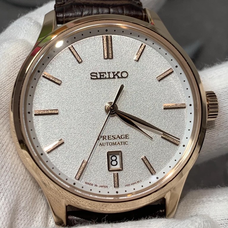 Seiko Presage SRPD42J1 Zen Garden Rose Gold - Jam Tangan Pria SRPD42