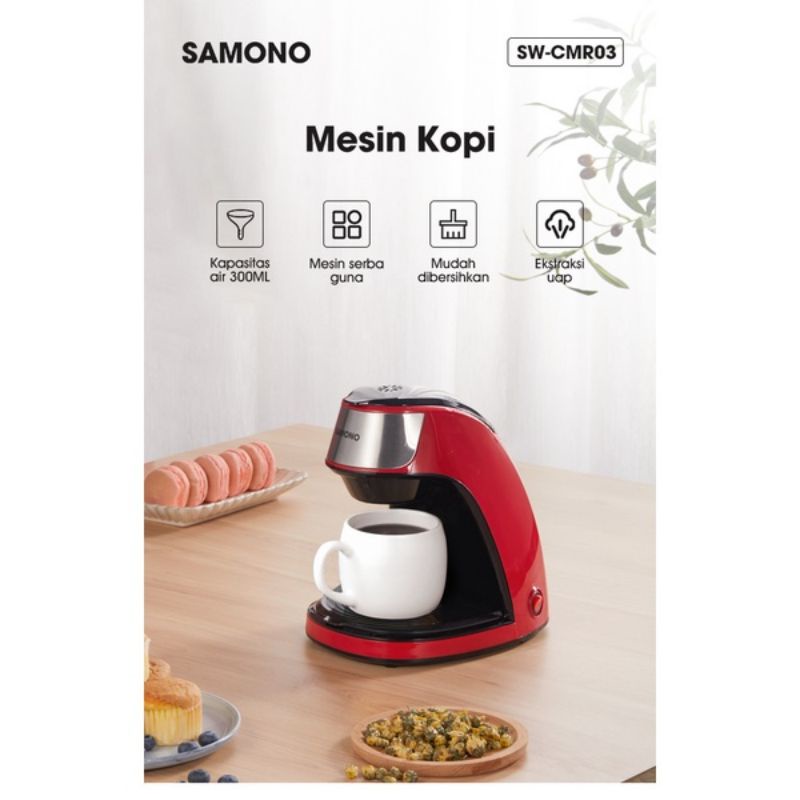 Samono SW-CMR03 Low Watt Coffee Machine Mesin Kopi Daya Rendah