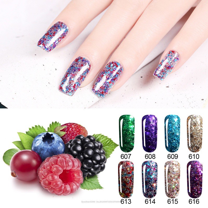 IM GEL I'M GEL GLITTER SERIES uv led soak off gel polish gliter / kutek gel polish Tahan 1 Bulan 96/255  * Deskripsi Produk