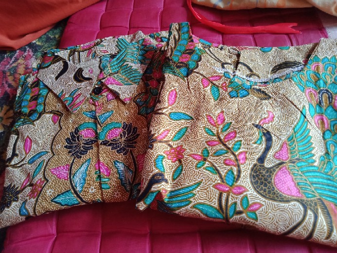 Batik Couple Keluarga - Batik Couple - Indonesia Sarimbit Gamis Familly Set