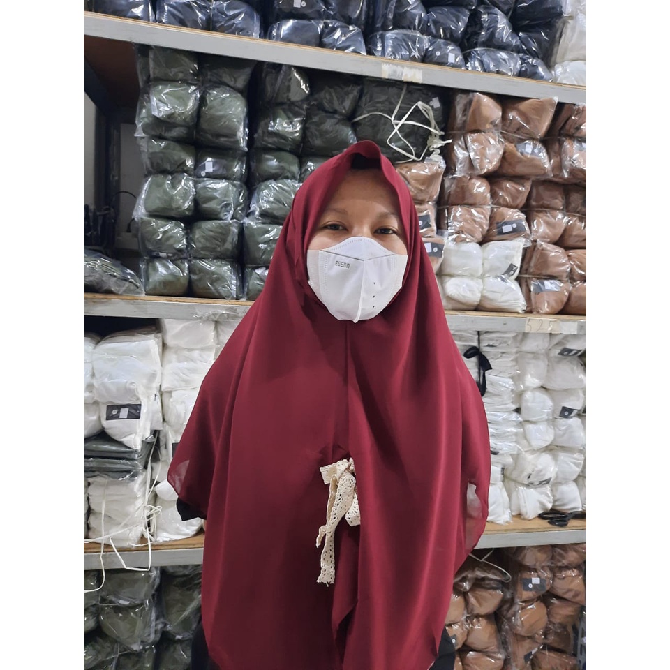 MDC#Hijab Instan Pita/Kerudung/Hijab Ceruty
