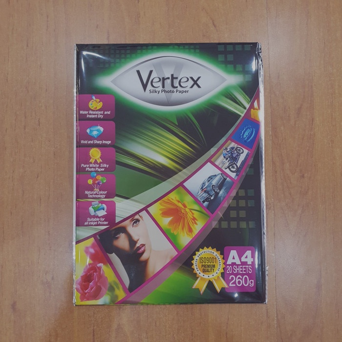 

(DISKON TERMURAH) Kertas Foto Vertex 260g Silky ( Kasar )