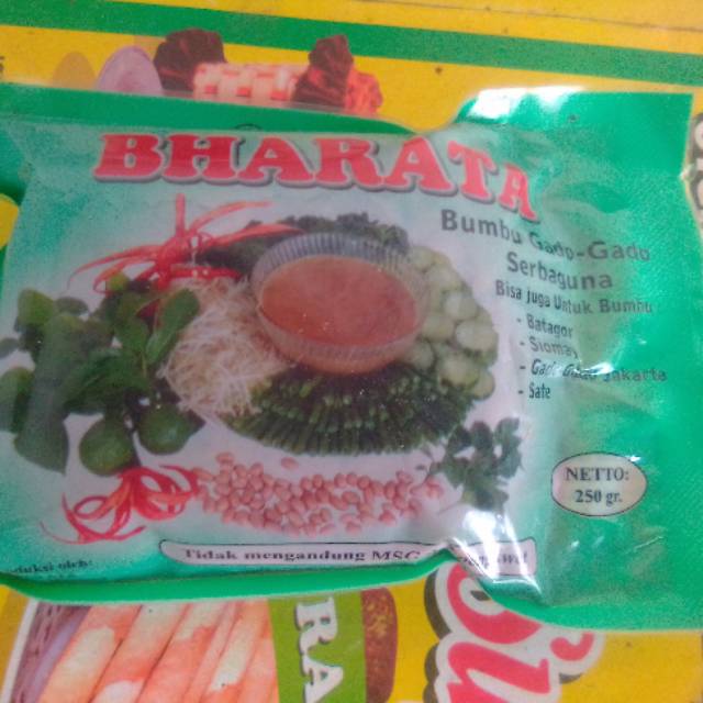 

Bumbu Gado-Gado Bharata 250 gram khas Madiun