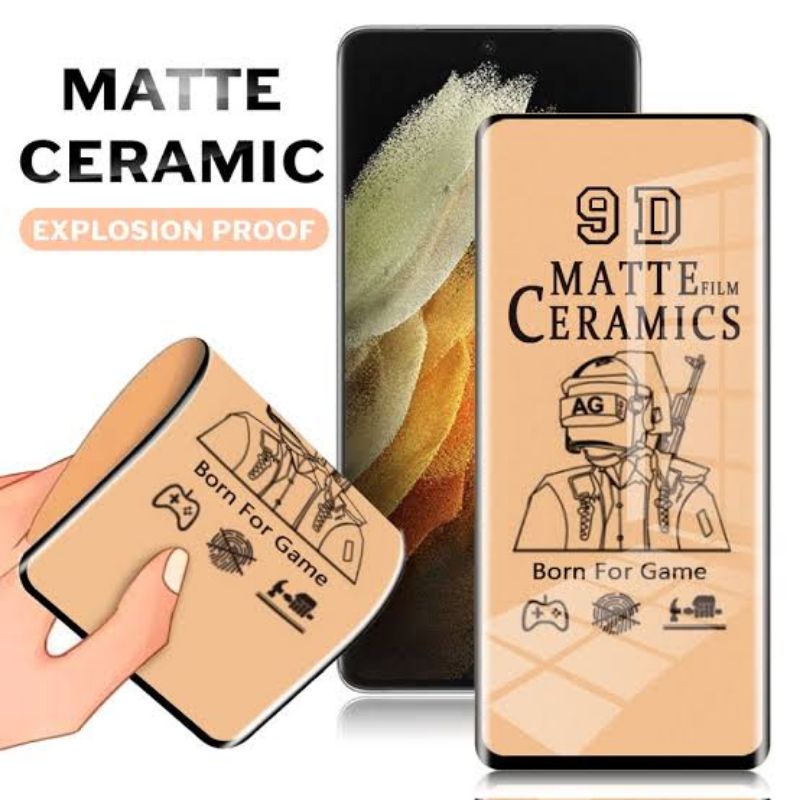 Ceramic Glare Anti gores oppo A15/A15S/F11 PRO/Reno 4/ 4F/Reno 5/Reno 6 Full Screen Ceramic