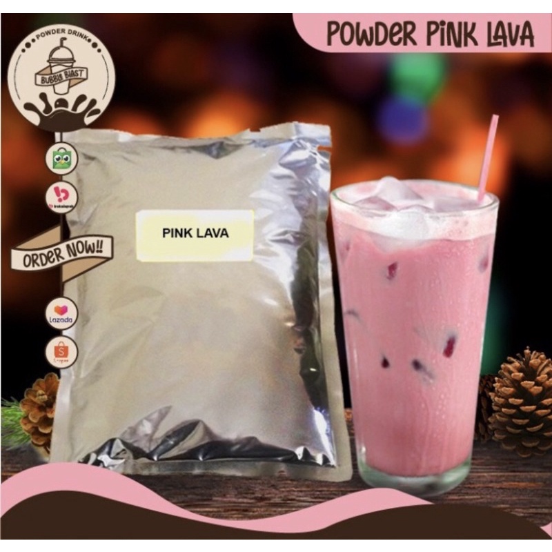 Pink Lava Powder Minuman / Powder Premium 1Kg