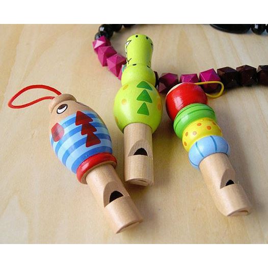 TweedyToys - Peluit Kayu Lucu - Mainan Musik Peluit Anak