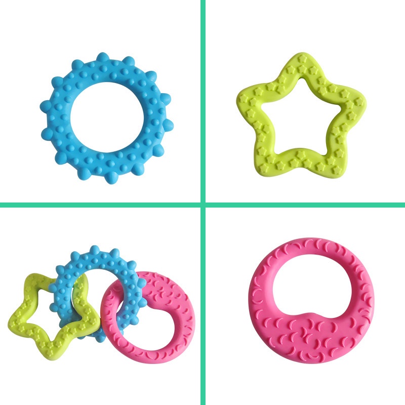 1pc Mainan Kunyah Bahan Karet Tahan Gigitan Untuk Pelatihan Pembersih Gigi Anjing Kucing Peliharaan