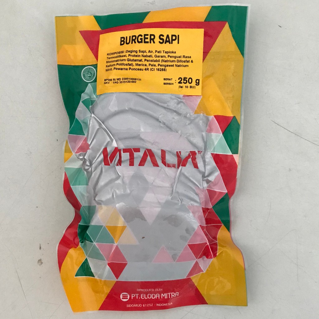 

Vitalia Beef Burger 10pcs
