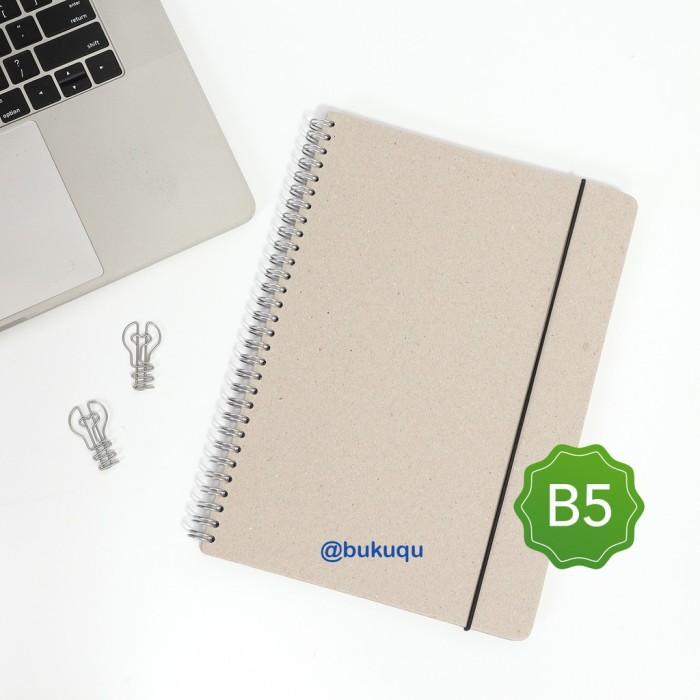 

Nb Notebook Spiral Board - B5 /Grey Dotted Grid