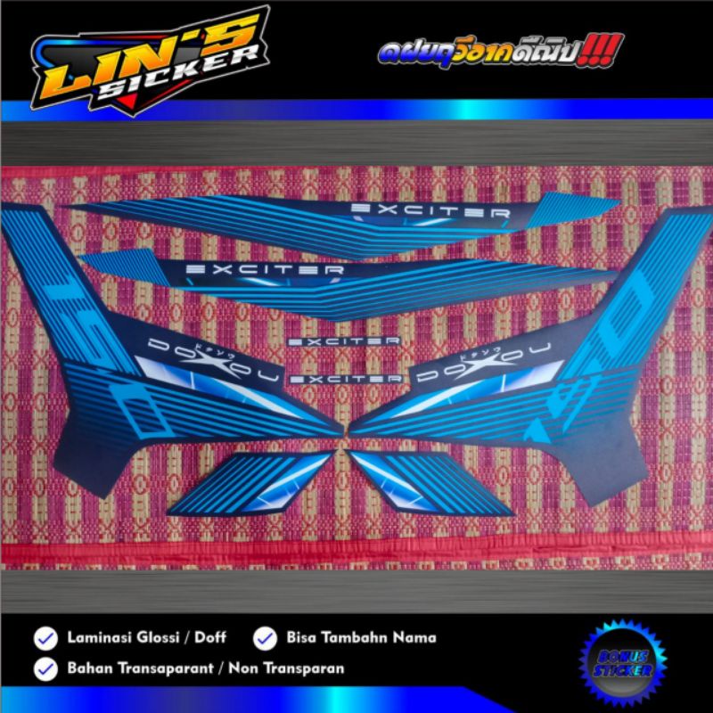 Striping Jupiter Mx New Sticker Jupiter Mx New Exciter