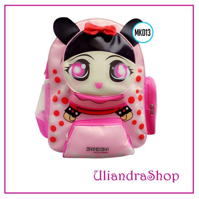 Tas Sekolah Ransel Anak SD Bag Backpack Back Pack Muslim Kids Karakter Strawberry MK 13