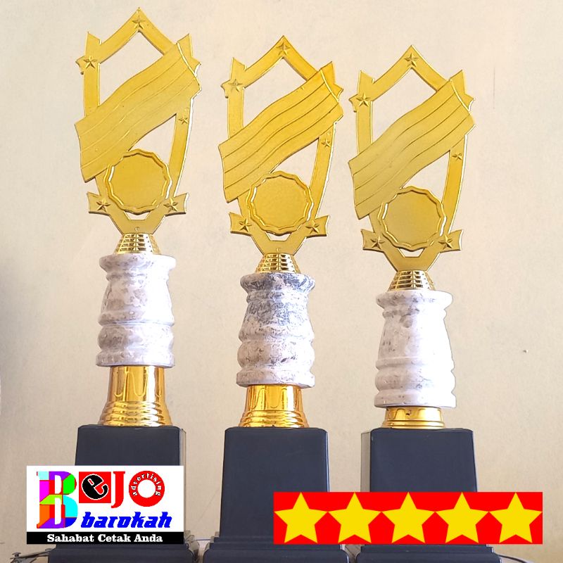 Piala / Trophy Marmer Sedang Set / piala 1 set