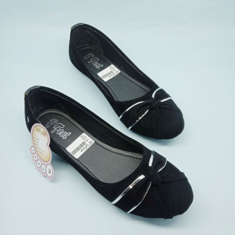 Sepatu balet wanita/Sepatu flat wanita sole karet.