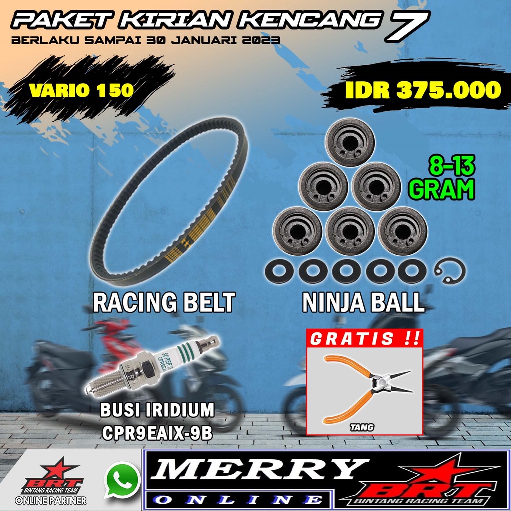 Paket Kirian Kencang BRT Vario 125 Vario 150 PCX 150