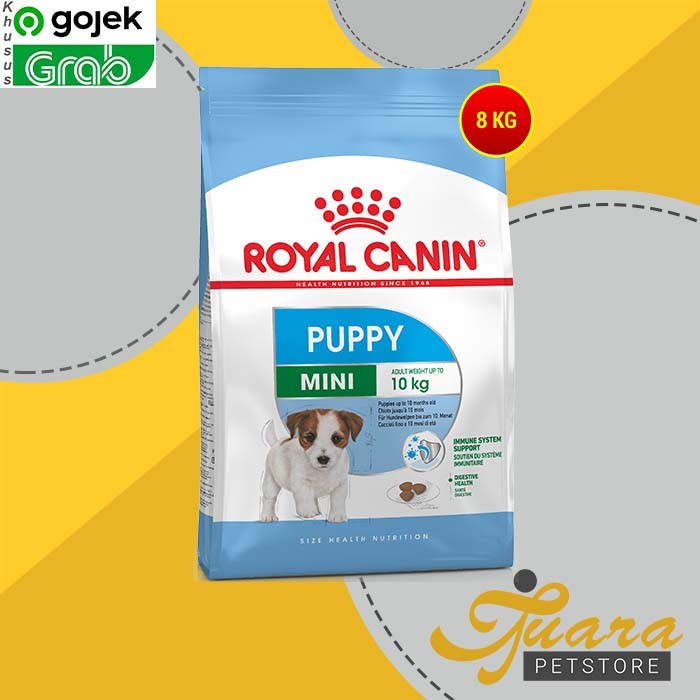 GOSEND Makanan Anjing Royal Canin Mini Junior 8 Kg