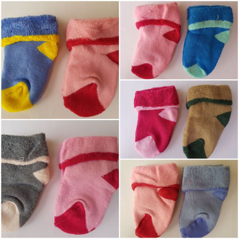 Kaos kaki bayi isi 2 / Kaos kaki bayi 0-1 tahun / Kaos kaki bayi Handuk / kaos Kaki newborn