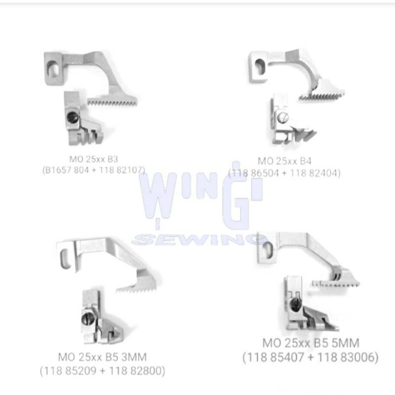 JUKI MO2300 Gigi Mesin Jahit Obras Industri