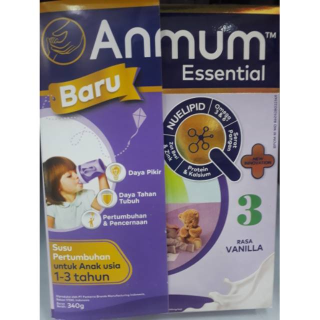 ANMUM ESSENTIAL 3 VANILLA 340Gr