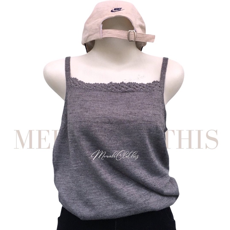 INNOCENT TANKTOP CAMISOL IRON GREY