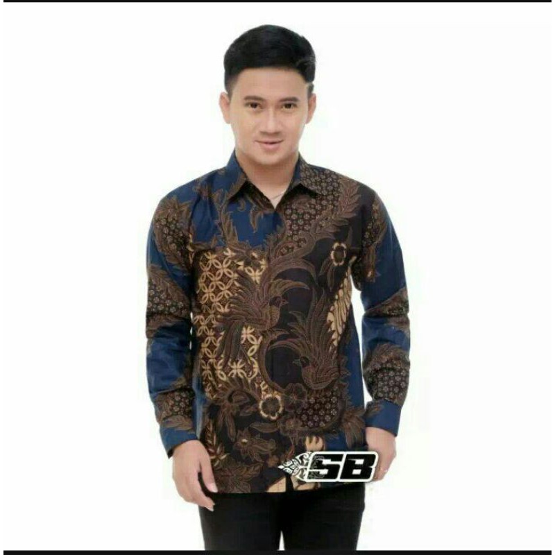 KEMEJA BATIK PRIA LENGAN PANJANG BIG SIZE JUMBO M.L.XL.XXL.3XL.4XL.5XL.6XL.7XL.8XL.10XL