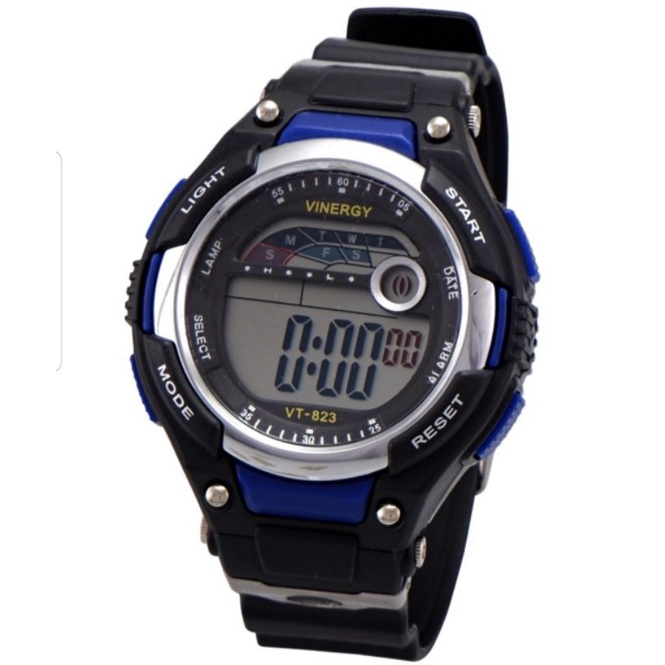 Jam Tangan Watch Vinergy Digital Sport AR VT 823 G Waterproof