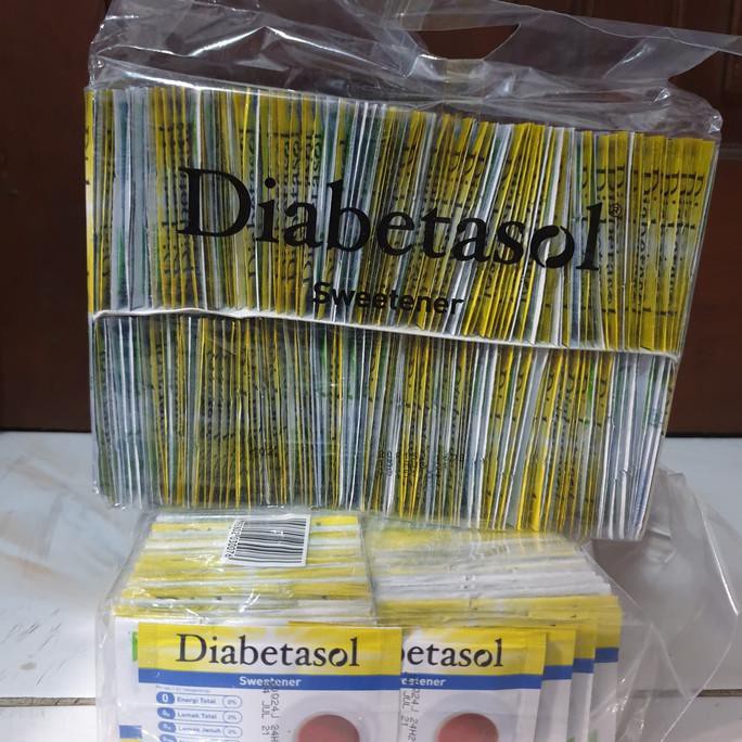 

DIABETASOL SWEETENER 200 SACHET GULA DIET KETO KETOFASTOSIS