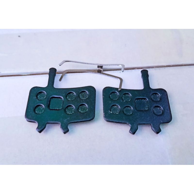 Kampas Rem Disc Brake Pad Rem Cakram Sepeda MTB Semi Logam Resin Sepasang Bantal Rem Hidrolik Bicycl