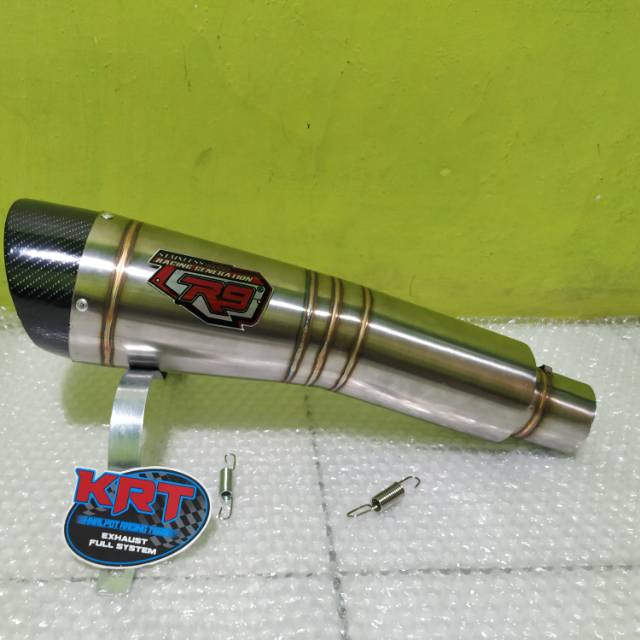 SLENCER KNALPOT RACING R9 ALL MOTOR VIXION CBR R15 GSX SATRIA NINJA NMAX AEROX DLL
