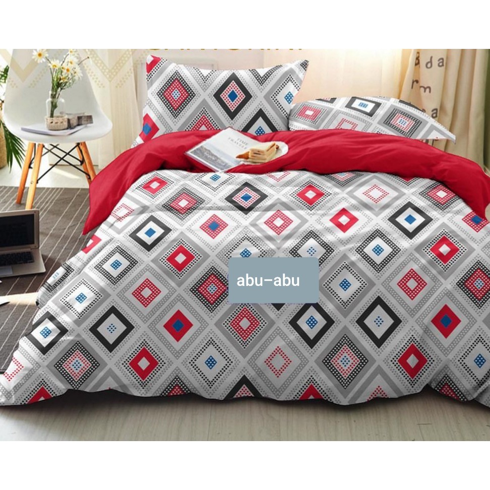 Raishscollection Sprei Bahan Katun Local Full Cotton 100% Uk 160*200 dan 180x200