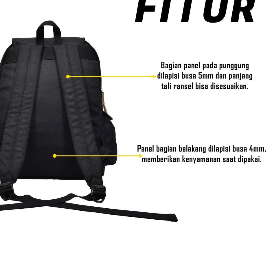 Grosir Hari Ini LM 01 Tas Ransel Backpack gendong distro Bag pack pria wanita sekolah waterproof Luc