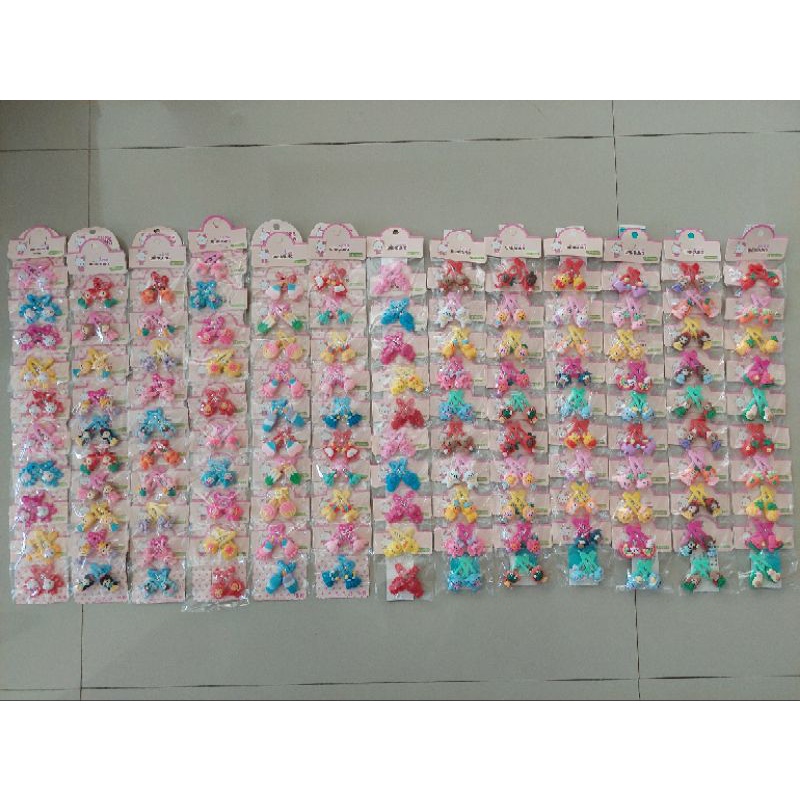 Jepit Tiptop Boneka Anak 20pcs Per Lembar Grosir