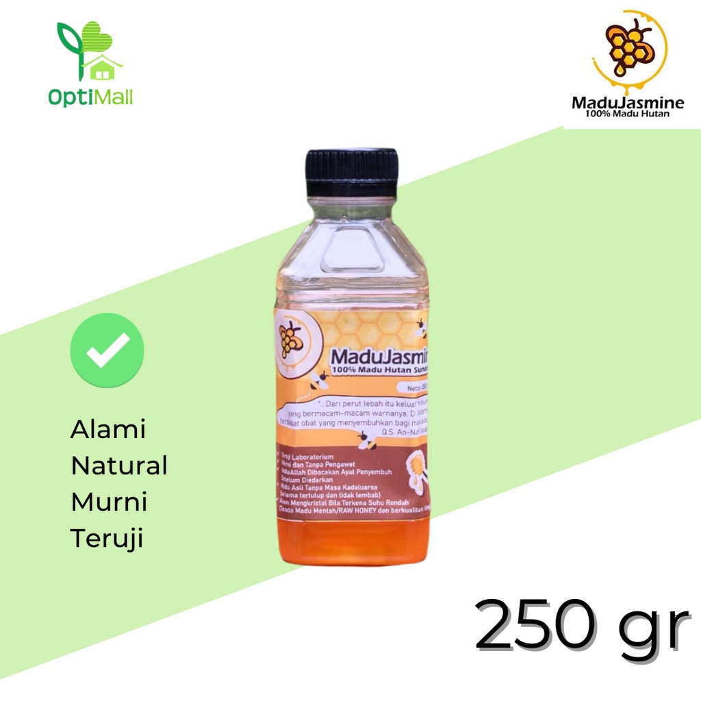 

Jasmine Madu Murni Asli Hutan Sumatra 250gr