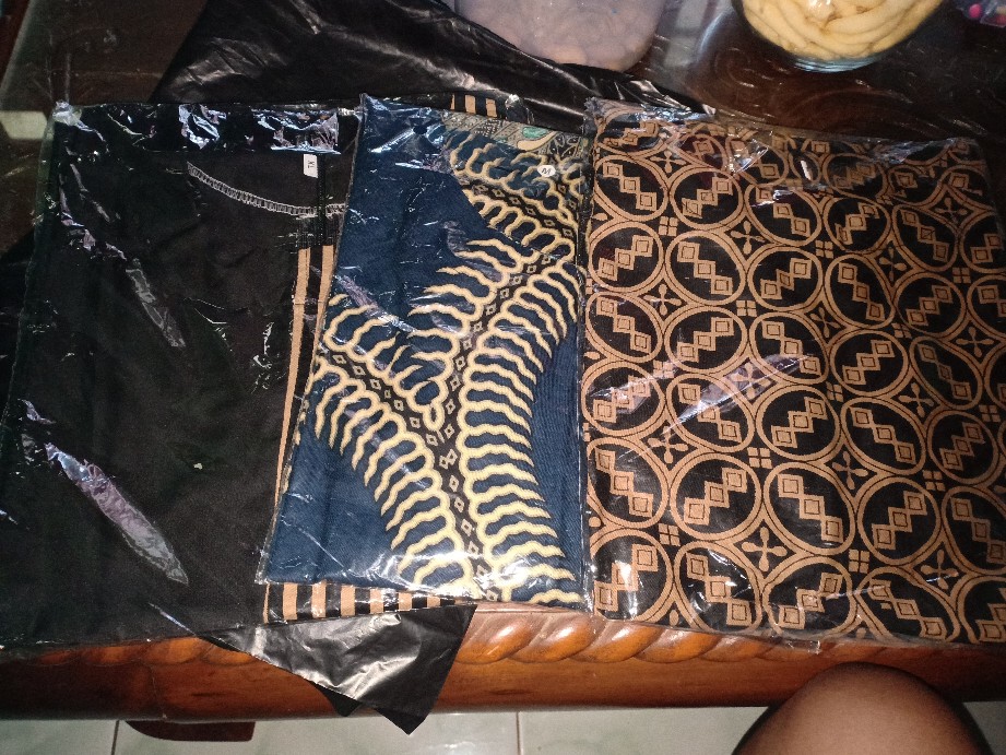 Tey-17 Batik Wanita Asj Sa Hrb026 Kenongo Kemeja Tosca Pendek