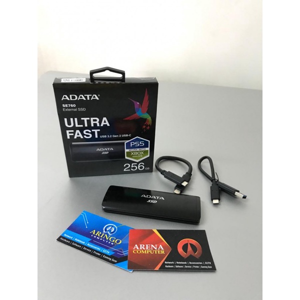 SSD Adata external SE760 256GB BLACK