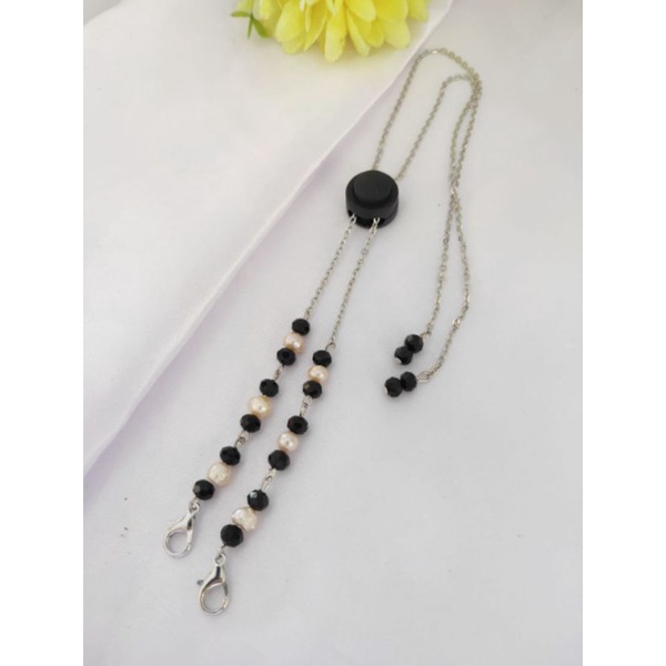 konektor kalung masker mutiara lombok 2in1
