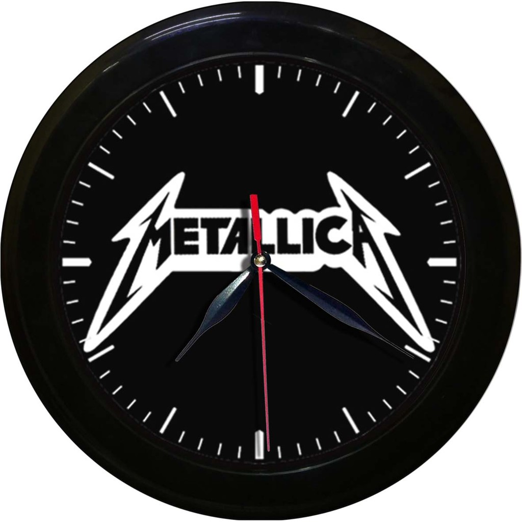JAM DINDING METALLICA   (DIAMETER 30CM)