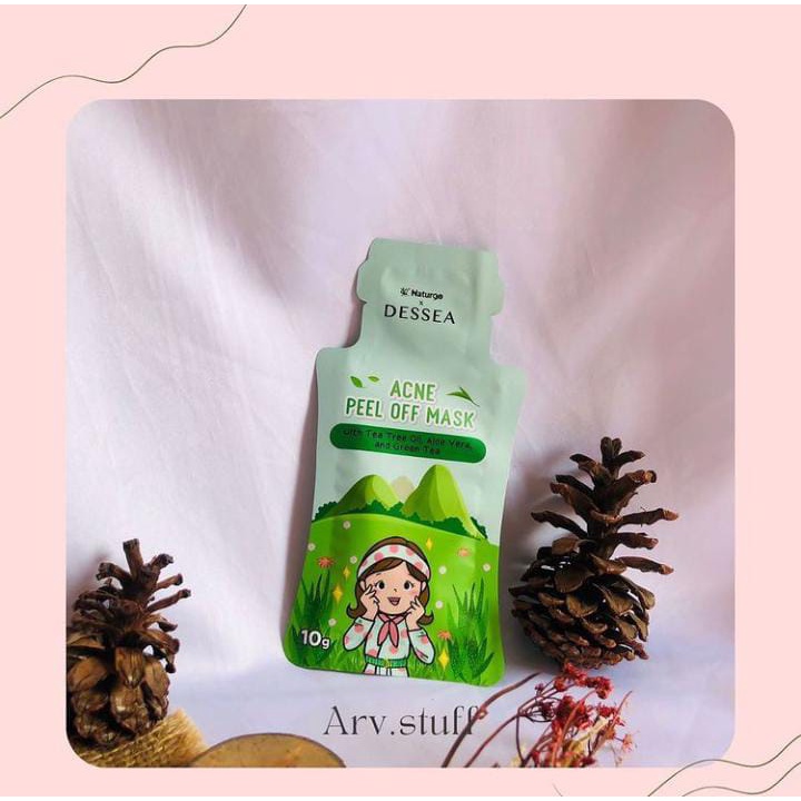 DESSEA X NATURGO MASKER PEEL OF MASK/ Masker Termurah, Original 100%, Terlaris, Aman BPOM, dan Mudah Diaplikasikan