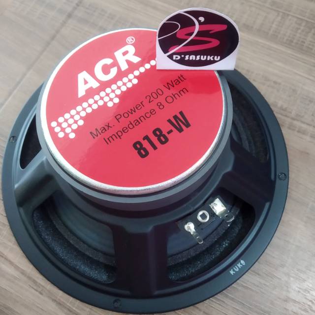 Speaker Woofer ACR 818-W 8in