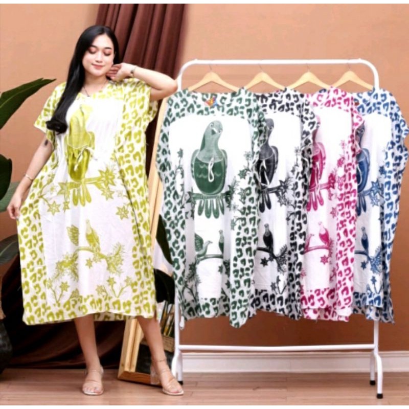 Daster Kelelawar Kaftan Rayon  Lovebird