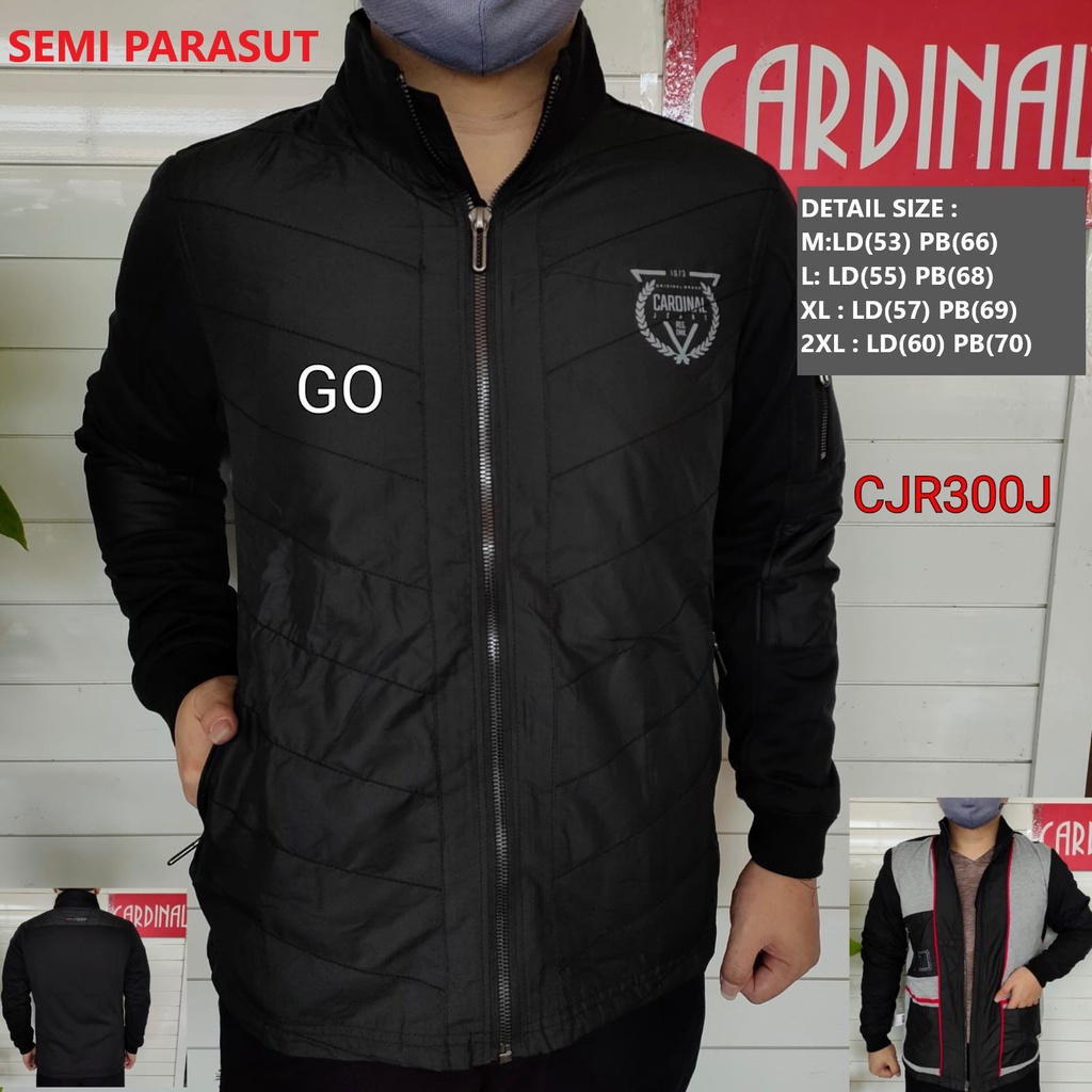 gof XL-2XL JPA CARDINAL JAKET PARASUT Cowok Casual Jaket Pria Keren Jaket Kekinian