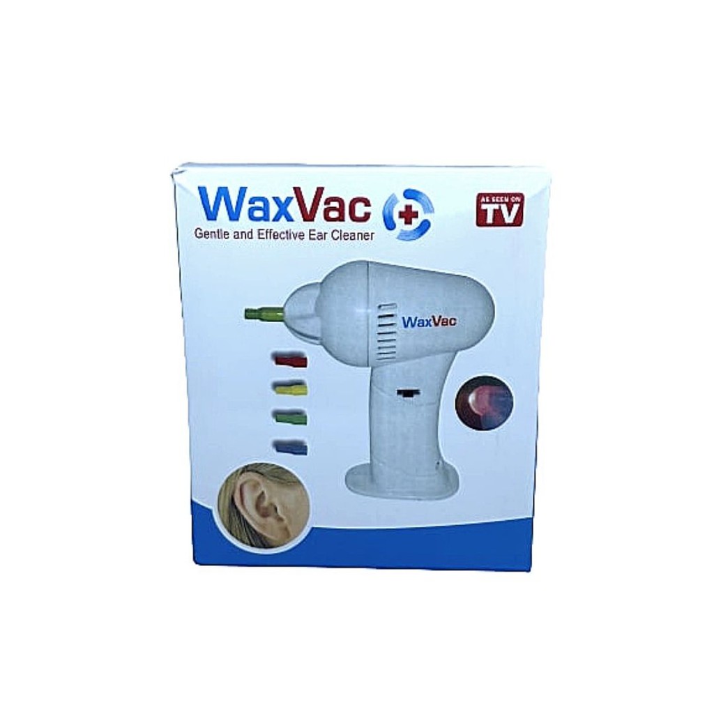 Waxvac Ear Vacuum Cleaner Alat Pembersih Telinga Vacum Cleaner Penyedot Kotoran Telinga Korek Kuping