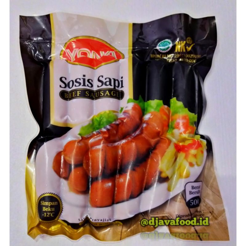 Jual Yona Sosis Sapi Bakar 500gr Indonesia Shopee Indonesia