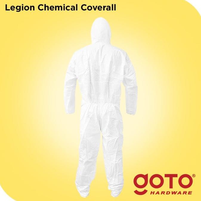 Legion Hazmat Suit Chemical Coverall Wearpack Disposable Baju Apd