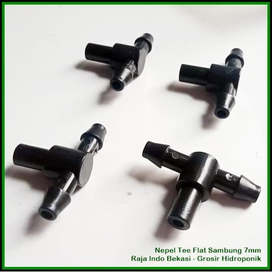 Nepel Tee Flat 7 Mm Connector Nepel Tee Flat 7mm Te To Ke Sprayer Nozzle Fogger Misting Sprinkler