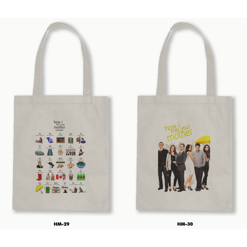 TOTE BAG BLACU - HOW I MET YOUR MOTHER / HIMYM 02